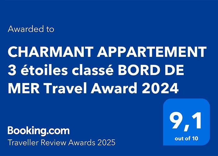 Charmant Appartement 3 Etoiles Classe Bord De Mer Travel Award 2024